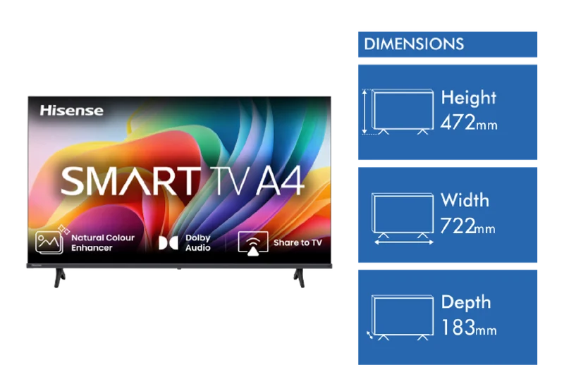 Hisense 32" A4SAU HD Smart TV 2026