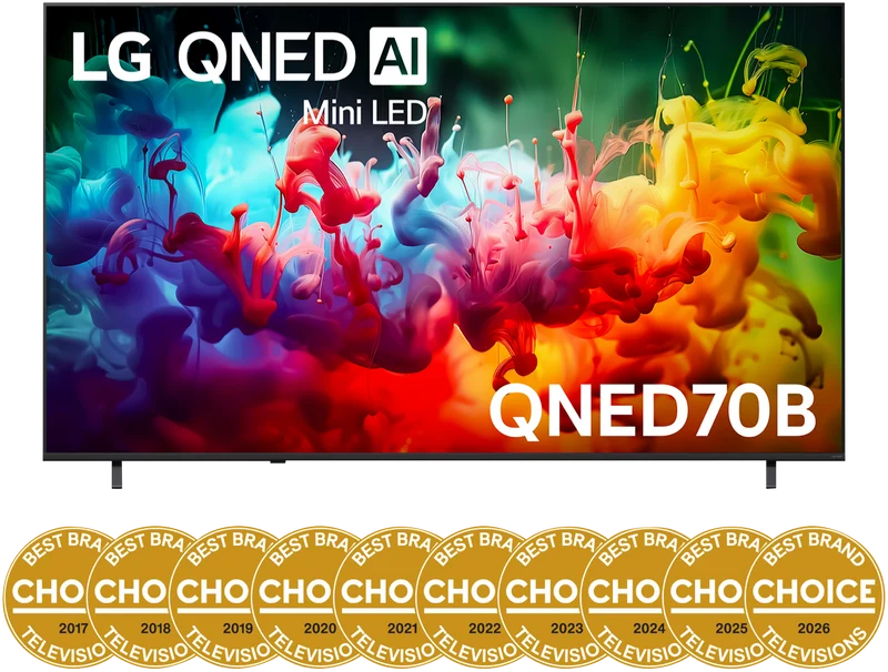 LG 85" QNED70B AI Mini LED 4K Smart TV 2026