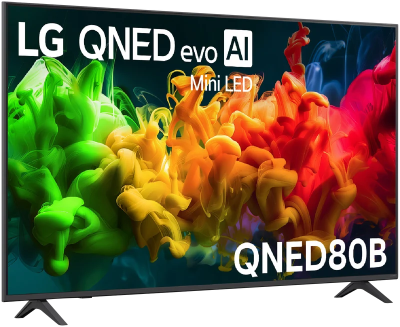 LG 65" QNED80B EVO AI Mini LED 4K Smart TV 2026