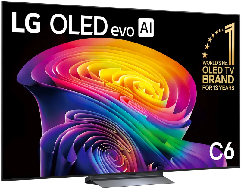 LG 77" OLED EVO AI C6 4K Smart TV 2026