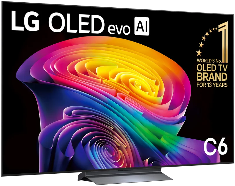 LG 65" OLED EVO AI C6 4K Smart TV 2026