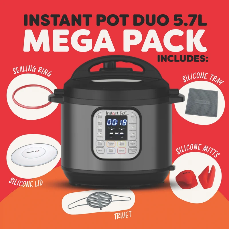 Instant 5.7 Litre Duo Mega Bundle Multi Cooker