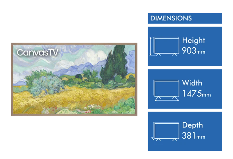 Hisense 65" Canvas S7NAU 4K QLED Smart TV 2024