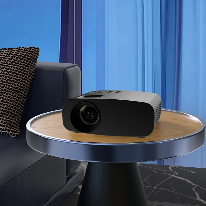 Laser 720P LED Projector with 150ANSI lumen Black