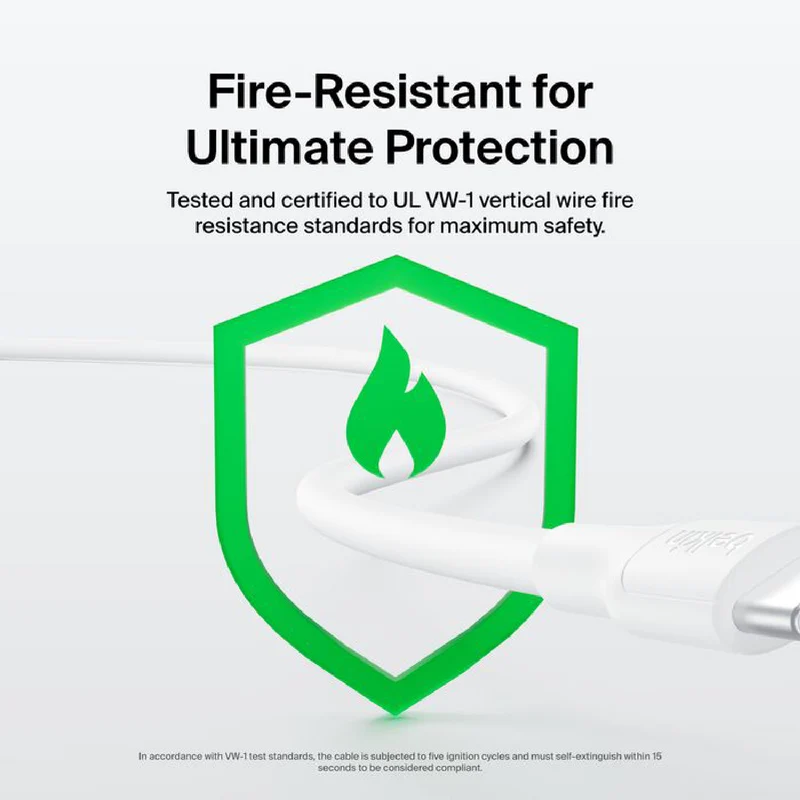 Belkin BoostCharge USB-A Cable Lightning Connector 1M White