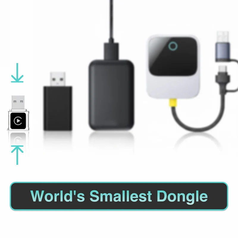 Laser Wireless Dongle for CarPlay Micro