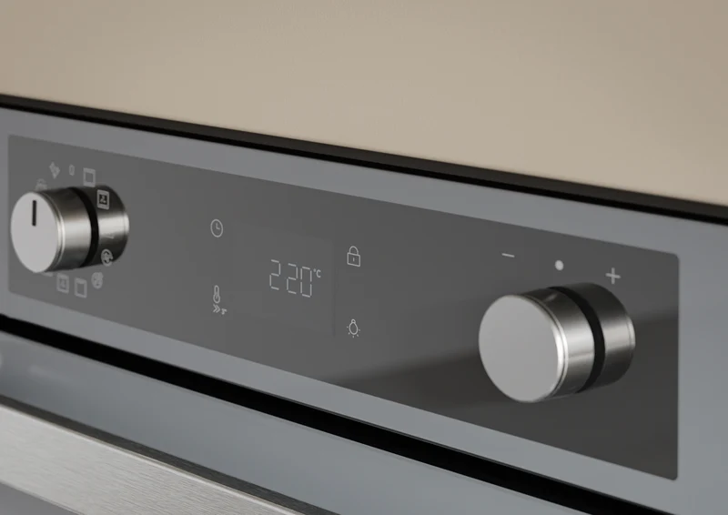 Haier 500 Series 60cm Pyrolytic Oven, 12 Function, Air Fry, Steam Assist, Grey