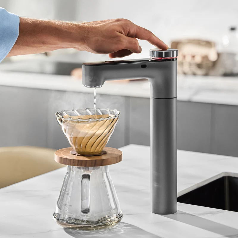 Philips Reverse Osmosis Purification Tap, Instant Chilled and Boiling Water, Volume and Temperature Control, Dark Grey
