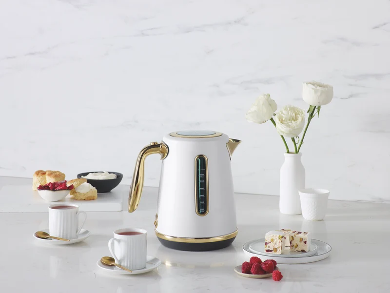 Breville The Soft Top Luxe Kettle Sea Salt Brass