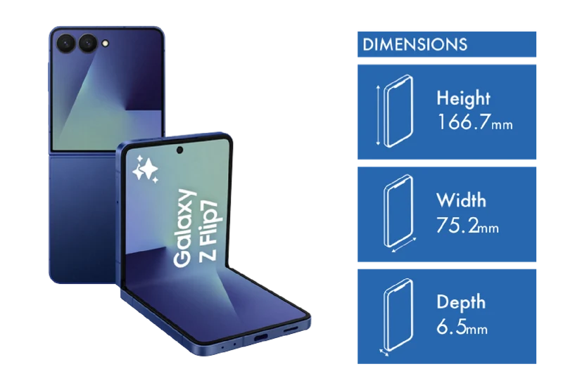 Samsung Galaxy Z Flip7 512GB Blue Shadow