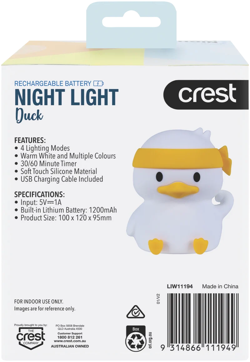 Crest Duck Night Light