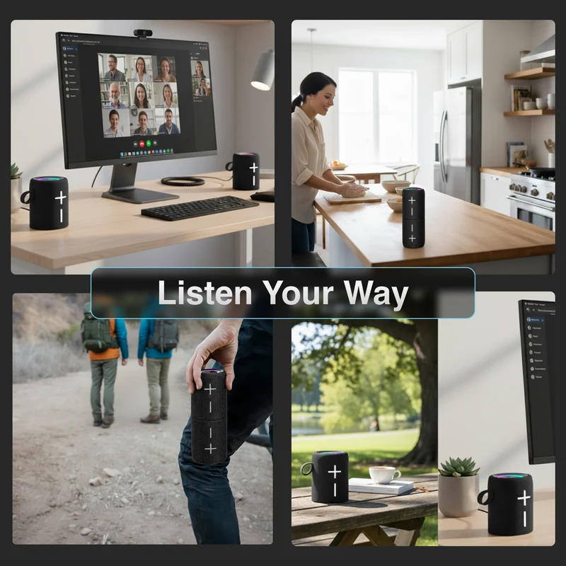 Laser Magnetic Portable Speaker