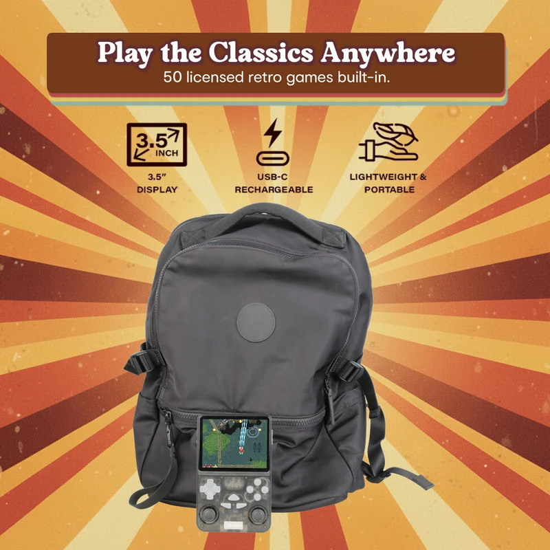 Laser 3.5" Handheld Retro Gaming Console