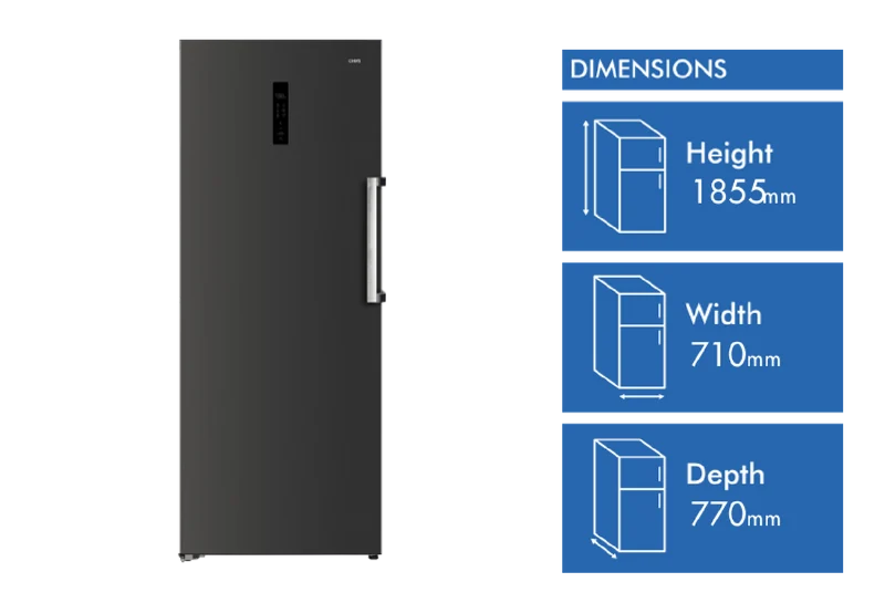 CHiQ 380L Vertical Hybrid Freezer