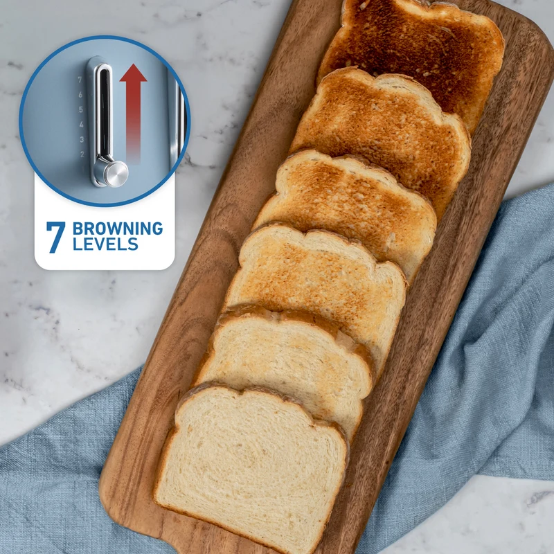 Sunbeam French Riviera 4 Slice Toaster Morning Haze