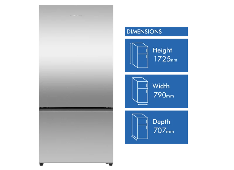 Fisher & Paykel 515L Bottom Mount Refrigerator