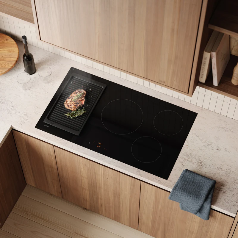 ASKO Series 5, 90cm 5 Zone Induction Cooktop, Black