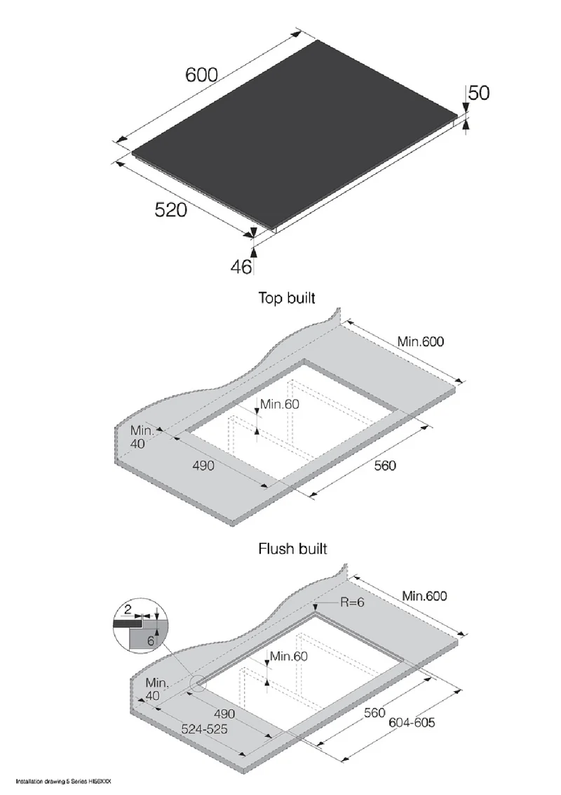 ASKO Series 5, 60cm 4 Zone Induction Cooktop, Matte Black