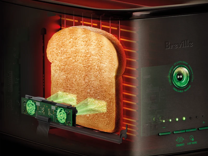 Breville The Eye Q 870 Auto 4 Slice Noir Launch Edition Toaster