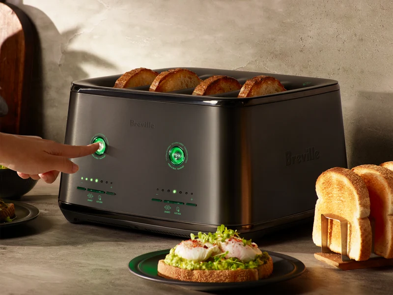Breville The Eye Q 870 Auto 4 Slice Noir Launch Edition Toaster