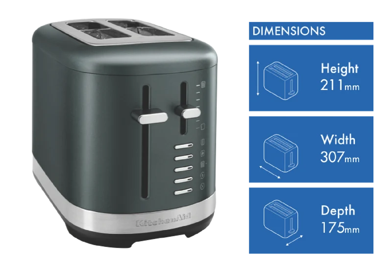KitchenAid 2 Slice Toaster Juniper
