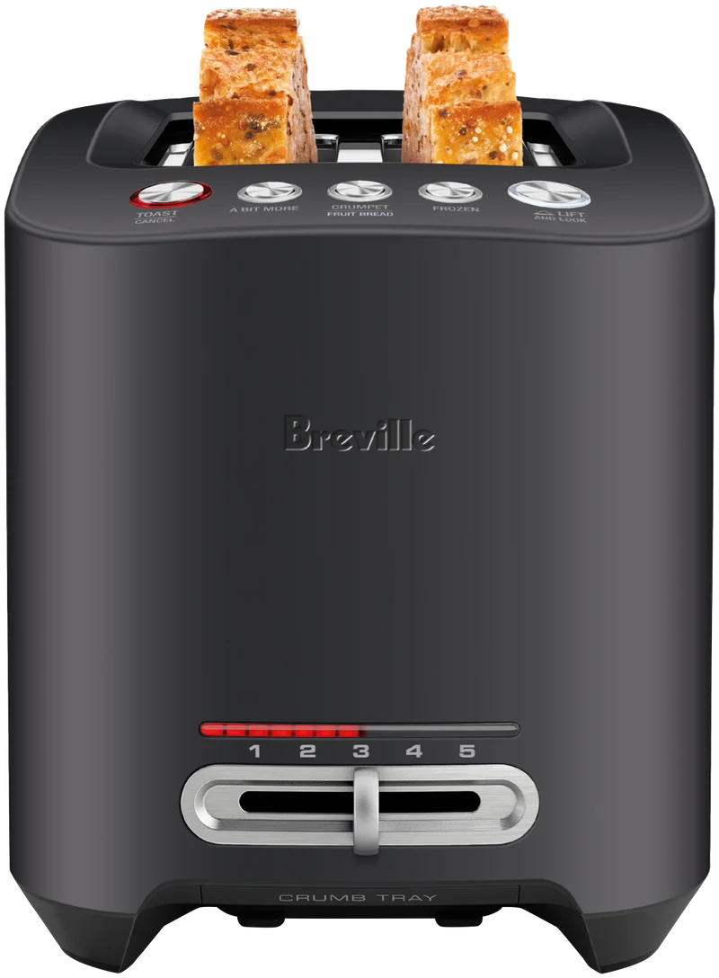 Breville The Smart Toaster 2 Slice Black Truffle