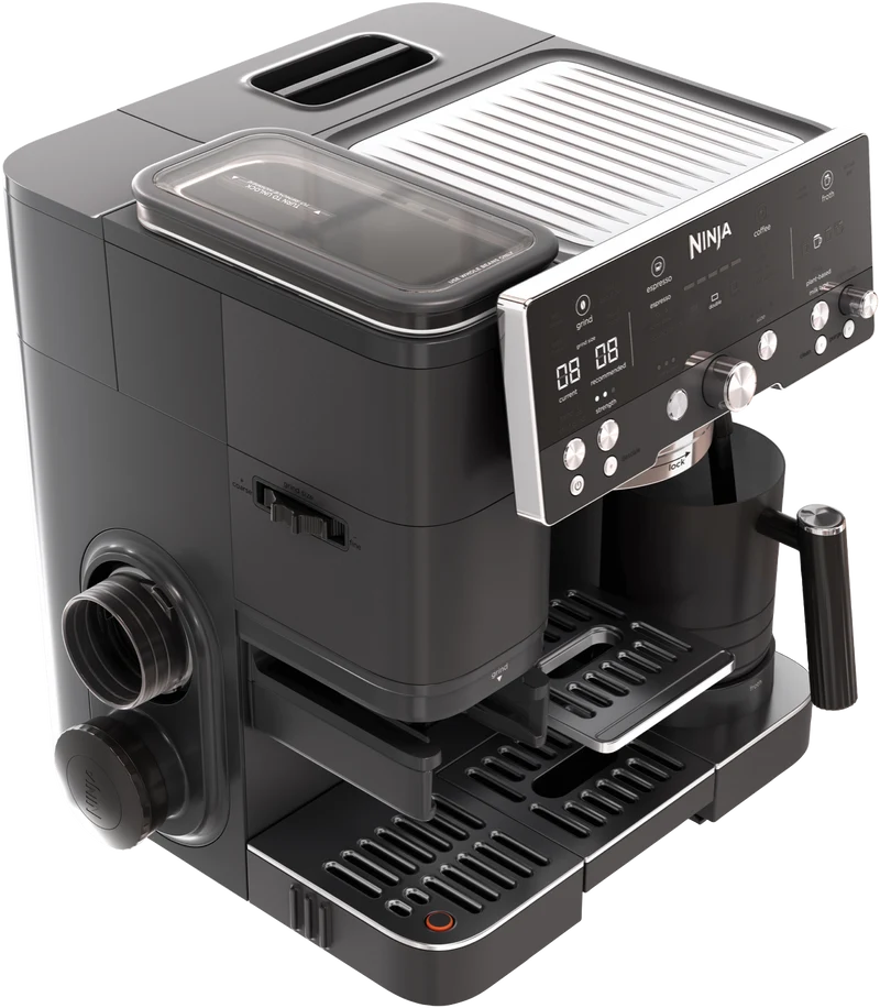 Ninja Luxe Cafe Manual Coffee Machine Midnight Black