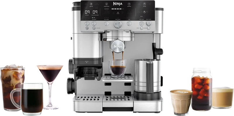 Ninja Luxe Cafe Manual Espresso Coffee Machine