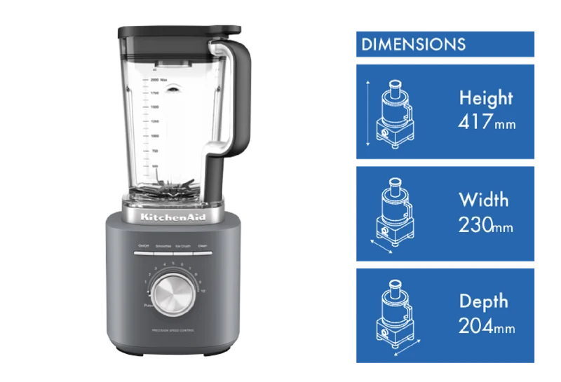 KitchenAid Pure Power Blender Charcoal Grey
