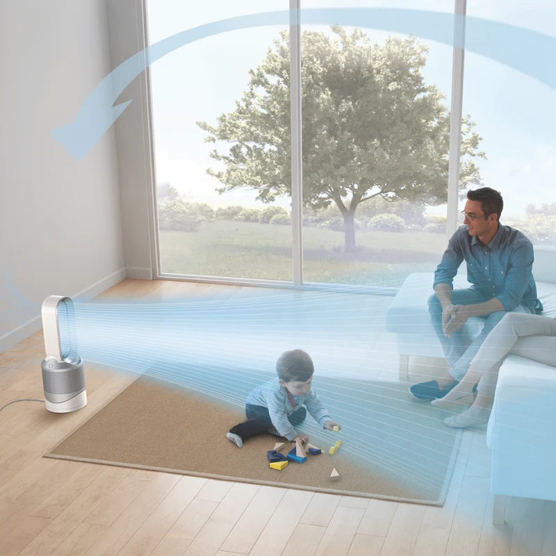 Dyson HP00 Pure hot+cool Fan Heater White/Silver