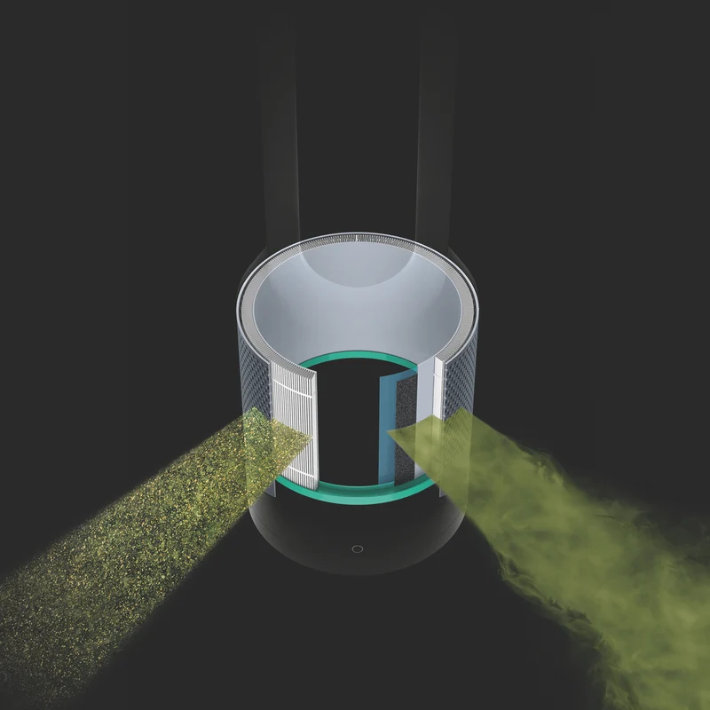 Dyson HP00 Pure hot+cool Fan Heater White/Silver