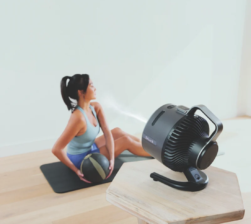 Shark FlexBreeze HydroGo Misting Portable Fan (Dark Grey)