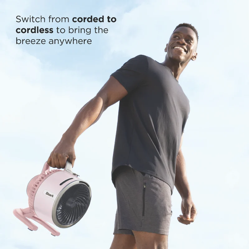 Shark FlexBreeze HydroGo Misting Portable Fan (Quartz)