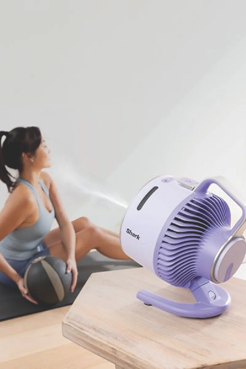 Shark FlexBreeze HydroGo Misting Portable Fan (Lilac)