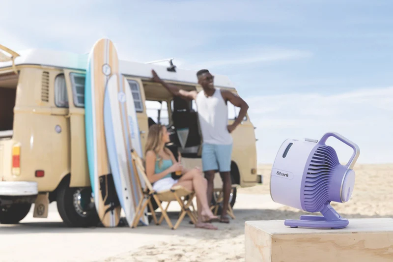 Shark FlexBreeze HydroGo Misting Portable Fan (Lilac)