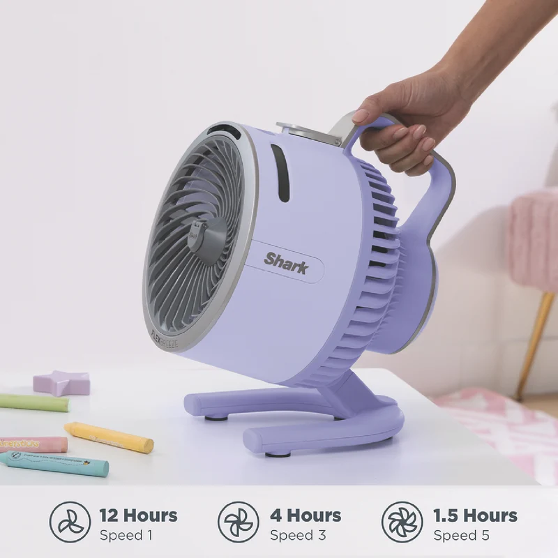 Shark FlexBreeze HydroGo Misting Portable Fan (Lilac)