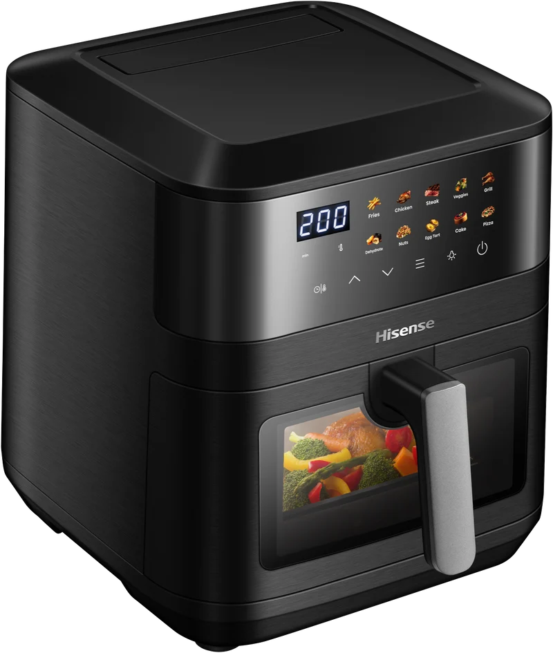 Hisense 8 Litre Air Fryer With Window And Colour display