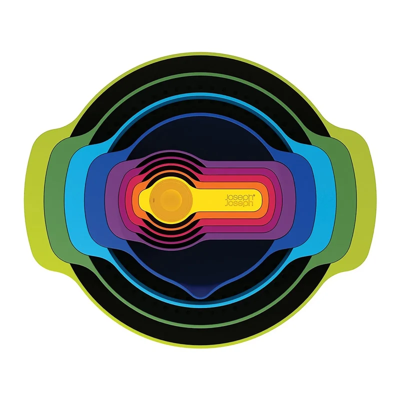 Joseph Joseph 40031 Nest Plus 9-teiliges Multi Colour Schüsselset