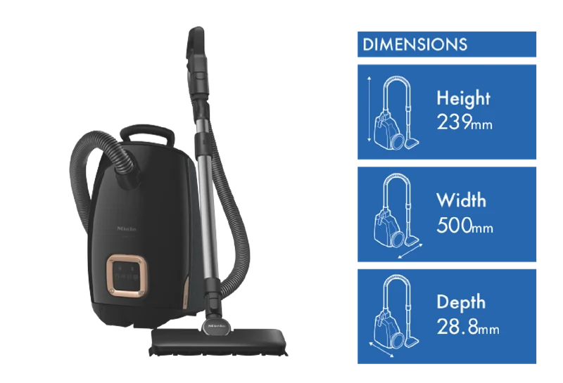 Miele Guard L1 AllFloor Bagged Vacuum Obsidian Black