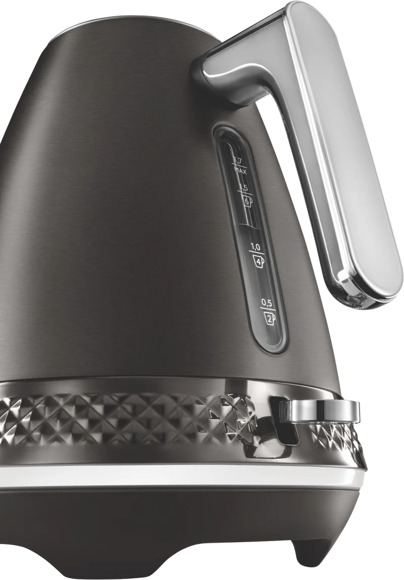 DeLonghi 1.7 Litre Diadema Kettle Brushed Grey