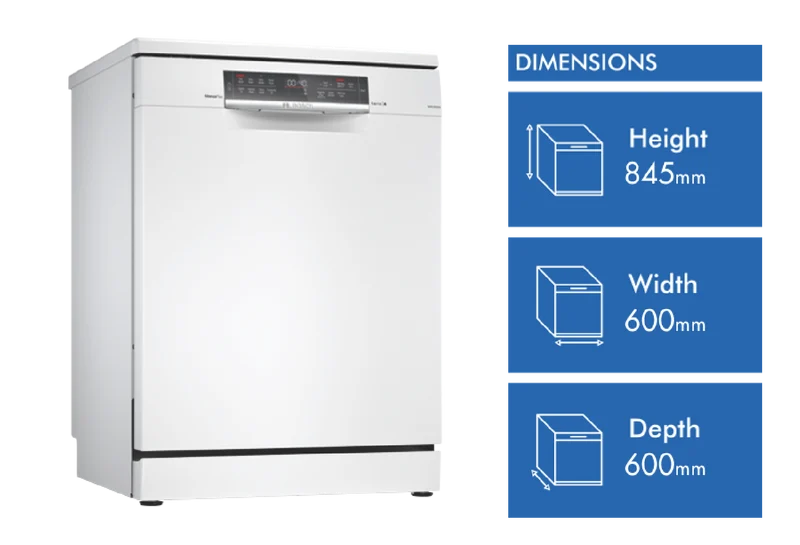 Bosch Series 6 60cm Freestanding Dishwasher White