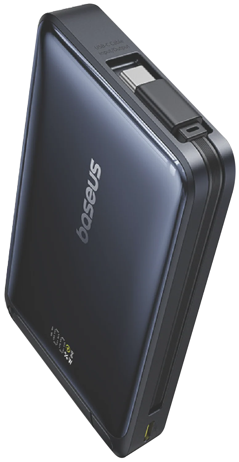 Baseus Qi2 Magnetic Power Bank 45W 10000mAh Cosmic Black