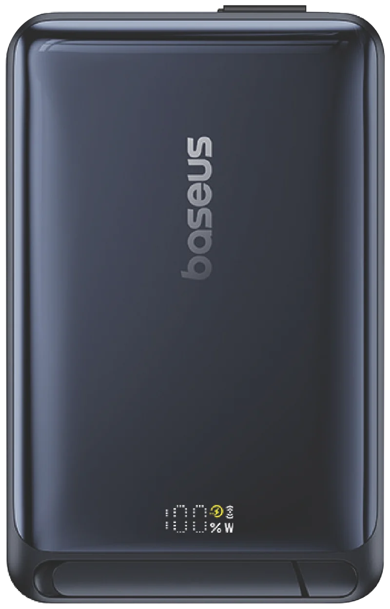 Baseus Qi2 Magnetic Power Bank 45W 10000mAh Cosmic Black