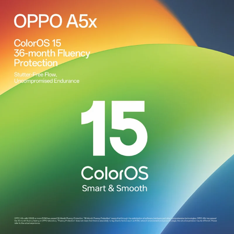 OPPO A5x 128GB Laser White
