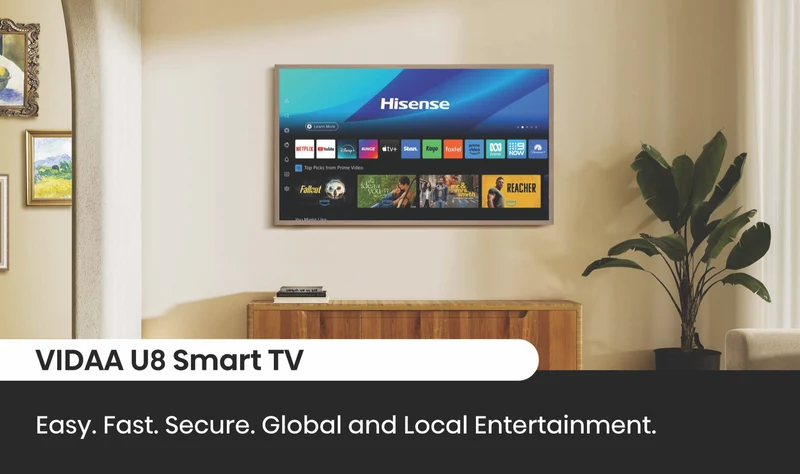 Hisense 75" S7QAU 4K QLED Canvas TV 2025