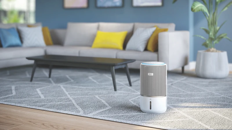 Philips PureProtect 3400 Series Smart Air Purifier/Humidifier Silver White