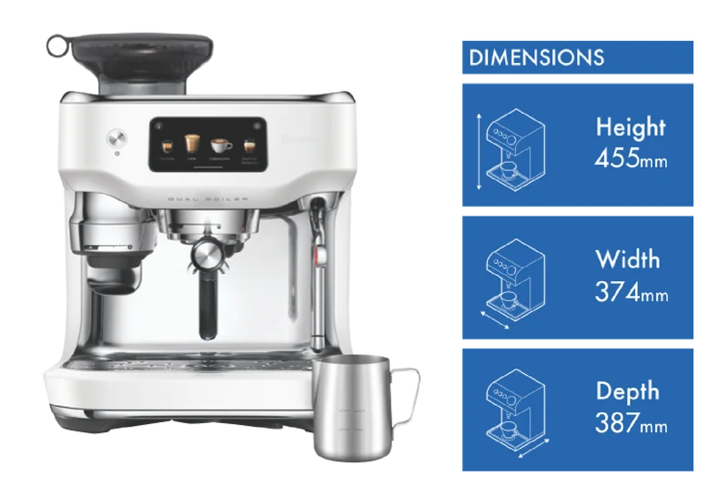 Breville The Oracle Dual Boiler Coffee Machine Sea Salt
