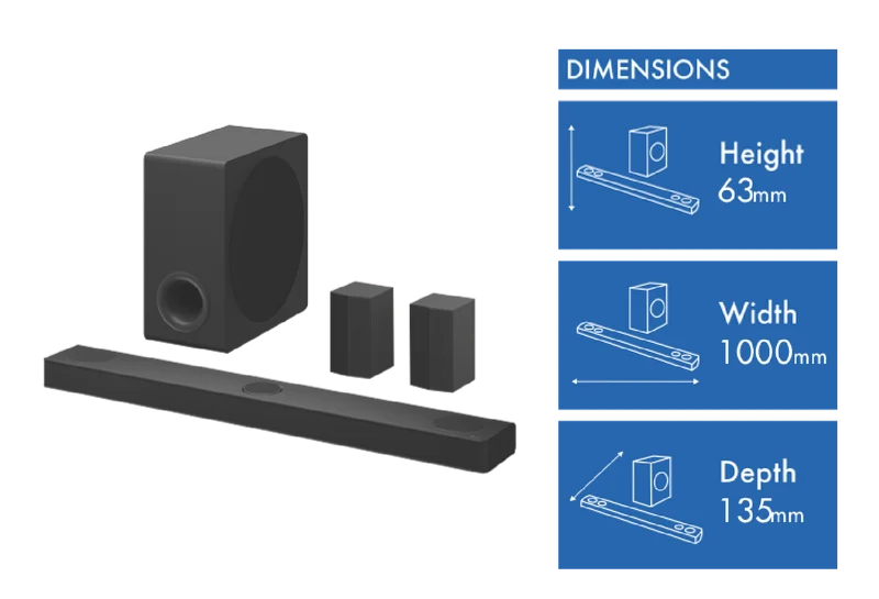 LG 5.1.3 Ch 580W Dolby Atmos Soundbar