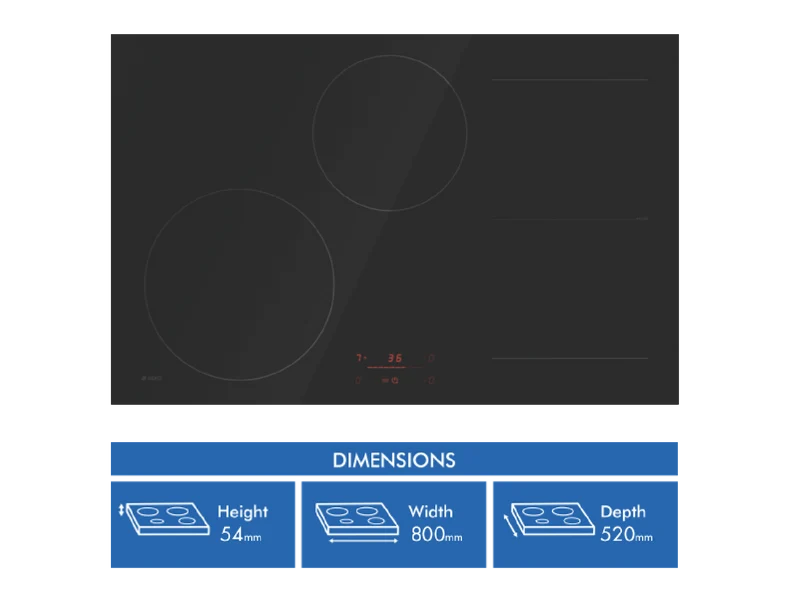 ASKO 80cm 4 Zone Induction Cooktop
