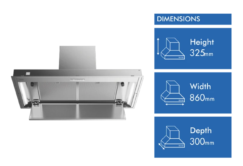 ASKO 86cm Concealed Rangehood